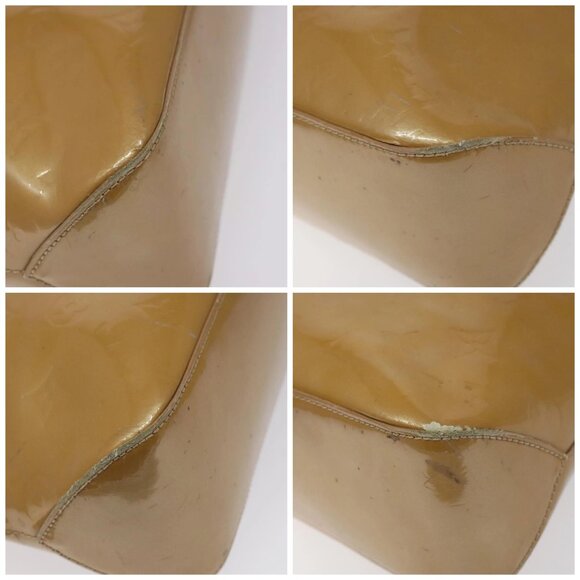 LOUIS VUITTON Monogram Vernis Brentwood Shoulder Bag Noisette M91511 Auth EC047 - Picture 14 of 16